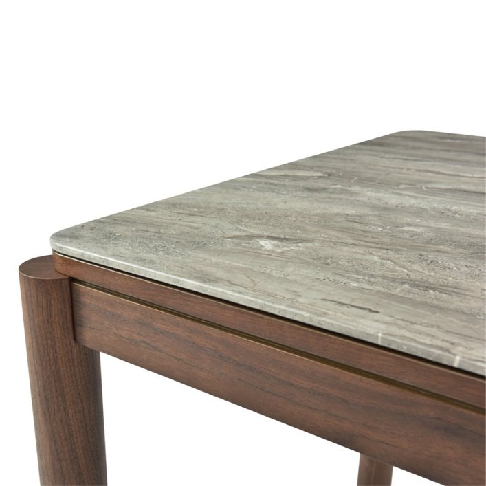 Twenty10 Willow Square Dining Table in Walnut - SantoLusso